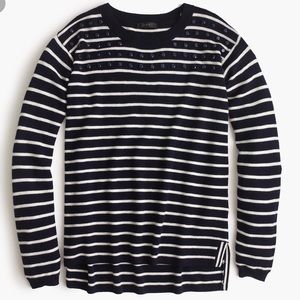 J. Crew Striped Sweater Size XS NWT